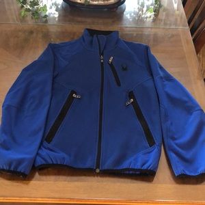 Spyder royal blue fleece jacket